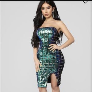 Fashion nova sequin dress